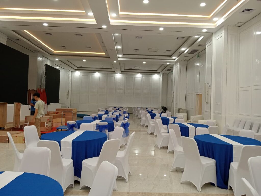 Jasa Sewa Meja Bulat Termurah